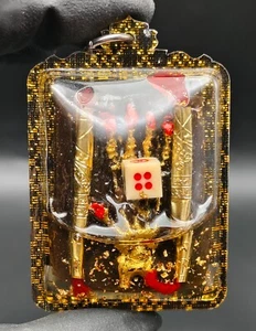 Business Success LP Manit Casino Charm Gambling Hand Occult Sorcery Amulet CK687 - Picture 1 of 7