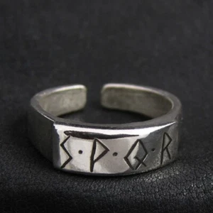 925 Silver SPQR Ring from Ancient Rome. Roman Empire Historical Reenactment. - Picture 1 of 3