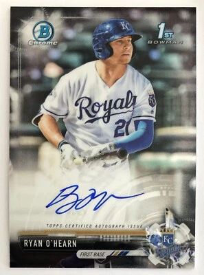 2017 Bowman Chrome 1st Ryan O'Hearn AUTO RC #CPA-ROH SP ORIOLES HOT - Image 1 of 3