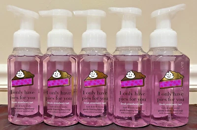 Bath & Body Works LOT OF 5 FRESH STRAWBERRY TART Gentle Foaming Hand Soaps - Image 1 of 4