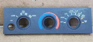 1997 - 2002 Pontiac Firebird Trans Am heater HVAC A/C control panel FACEPLATE - Picture 1 of 6