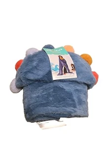Pillowfort Bommel Kapuzendecke Kinder blau - Bild 1 von 4