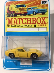 Matchbox Lesney Phantom #33 Custom Lamborghini In Superfast Wheels Blister Pack. - Picture 1 of 6