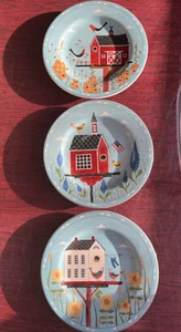 Warren Kimble Bird Plate Birdhouse Sakura Americana Country 8.5" Select, Nice! - Picture 1 of 16