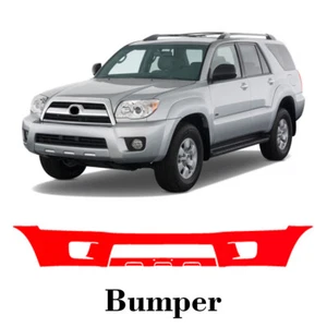 Front bumper PreCut PPF Paint Protection Film For Toyota 4Runner Sport 2006-2009 - Picture 1 of 7