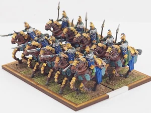 MANTIC KINGS OF WAR ELF STORMWIND CAVALRY X 10. PAINTED. GREEN 1870 - Picture 1 of 6