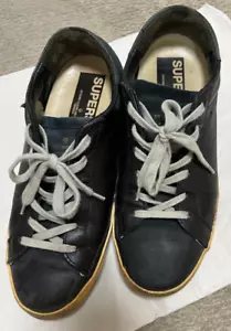 GOLDEN GOOSE SUPERSTAR 37 Women's Low-Cut Sneakers Leather Black GGDB - Picture 1 of 4