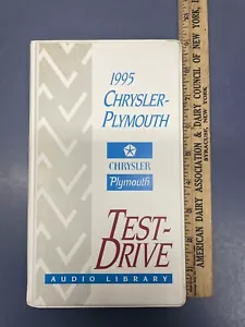 Rare 1995 Chrysler Plymouth Test Drive Audio Library 3 Cassettes In Case LHS - Picture 1 of 8