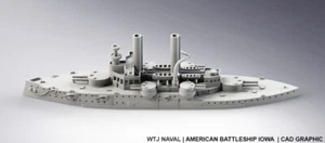 1:1800 USS Iowa - Picture 1 of 1