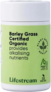 Barley Grass Organic 120 Caps Lifestream - Picture 1 of 1
