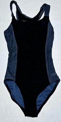 Traje de baño para mujer CHAMPION de una pieza negro gris talla S XS 0-2 rendimiento activo Foto 1 de 3