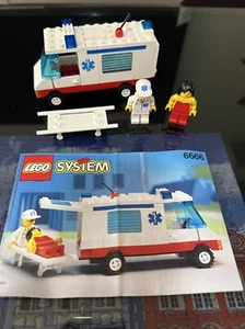 Lego 6666 Ambulance 100% Complete With Instructions No Box. - Picture 1 of 10