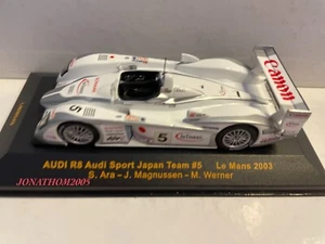 IXO LMM049 AUDI R8 AUDI SPORT JAPAN TEAM N° 5 - 24 HEURES DU MANS 2003 au 1/43° - Imagen 1 de 5