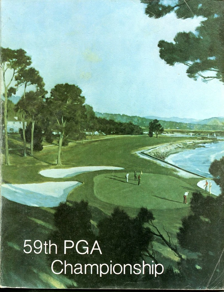 59TH PGA CHAMPIONSHIP PROGRAM-1977-PEBBLE BEACH EX - Image 1 of 1