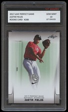 JUSTIN FIELDS 2017 LEAF PERFECT GAME NATIONAL SHOWCASE 1ST GRADED 10 ROOKIE CARD