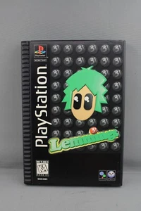 Lemmings 3D for PlayStation 1 (1995) PS1 Long Box Complete w/ Manual/FOAM CIB - Picture 1 of 10