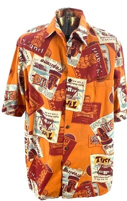 Camisa Go Barefoot Hawaiian Vacation Destination para hombre talla mediana Foto 1 de 4