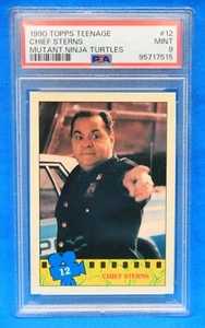 1990 Topps Teenage Mutant Ninja Turtles # 12 Chief Sterns PSA 9 MINT # 95717515 - Bild 1 von 2