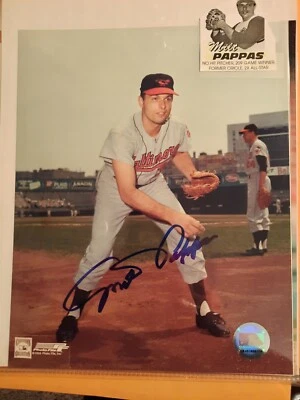Milt Pappas - MLB Baseball: Baltimore Orioles - Autographed 8x10 Photo- BONUS - Image 1 of 4