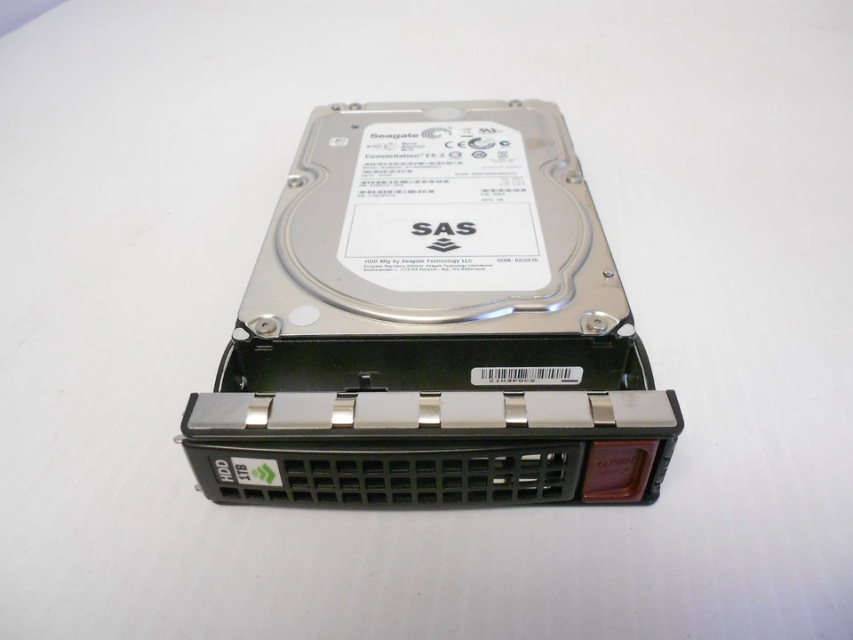 Nimble SAN Storage 1TB 7.2K 3.5" SAS Hard Drive HD W/ Tray CS200 CS220 ES1-H25 - Image 1 of 1