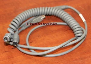 Symbol Barcode Scanner LS2208 PS2  9ft Coiled Cable 25-62417-21 CBA-K02-C09PA - Picture 1 of 1