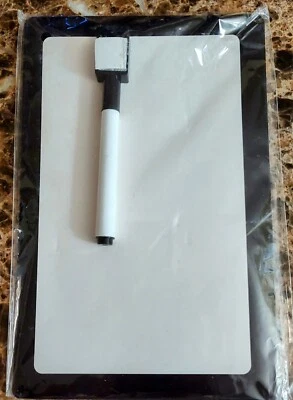 Dry Erase Board & Marker 8 1/2'" x 5  1/2" Magnetic **Brand NEW & Ship's FREE** - Image 1 of 2