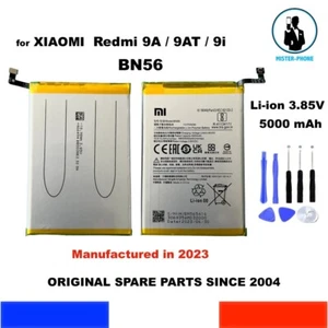 GENUINE BATTERY OEM XIAOMI BN56 REDMI 9A 9AT 9i 5000mAh 3,87V BATTERIA ORIGINALE - Photo 1 sur 10