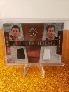 2009 Absolute Memorabilia Team Tandems Materials Calderon/ Turkoglu SSP #D/100 - Picture 1 of 2