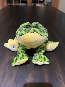Ganz Webkinz Bullfrog Plush Stuffed Toy Green Frog HM114 No Code - Picture 1 of 7