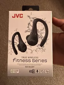 JVC True Wireless Fitness Series HA-EC25T Bluetooth Earbuds with Earhook - NEW! - Picture 1 of 6