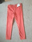 'BNWT' George Orange Skinny Jeans - Size UK 12 Short