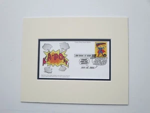 DC Comic Book Hero Superman and First Day Cover of his own stamp - Picture 1 of 1
