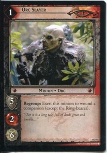 Lord Of The Rings CCG Card RotEL 3.U97 Orc Slayer - Foto 1 di 1