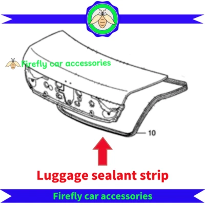 Sello de goma para tapa de maletero resistente al clima para Honda Accord Hybrid 2013-2017 Foto 1 de 4