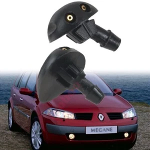 Brazo pulverizador chorro boquilla limpiaparabrisas capó 2 piezas para Renault Megane 96- - Imagen 1 de 17