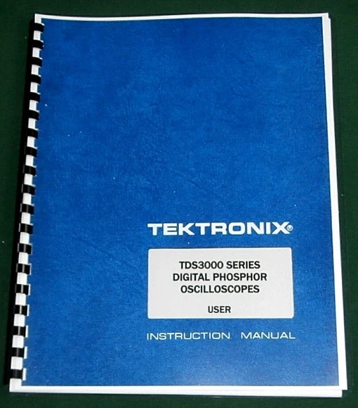 Tektronix TDS3000 Series User Manual: Comb Bound & Protective Covers - Image 1 of 1