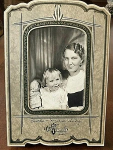 VINTAGE~PHOTO/FOLDER~HODGE FAMILY PHOTO~MOTHER & DAUGHTER~LOT #PH-27 - Bild 1 von 5