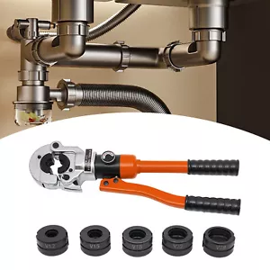 Hydraulische Presszange V Ø12-Ø28mm Verbundrohr Rohr Kontur Rohrpresszange 8Ton - Bild 1 von 19