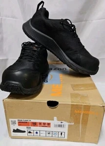 Merrell Men Size 10W Wide Moab Flight Carbon Fiber Toe Work Shoes W Box EUC - Picture 1 of 22