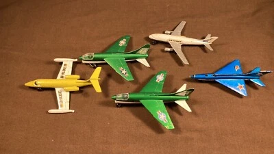 Lote Avión Jet Inglaterra Lesney Matchbox 1973 Original De Colección Learjet Airbus Mig Foto 1 de 4
