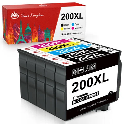 200XL T200XL Ink Cartridge for Epson XP-400 XP-200 XP-310 WF-2530 WF-2540 Lot - Image 1 of 4