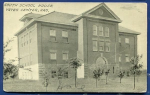 South School House Yates Center Kansas Postkarte - Bild 1 von 2