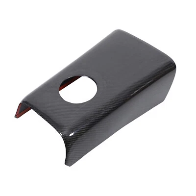 Fits 08-16 Nissan GT-R R35 Center Console Rear Trim Cover Real Dry Carbon Fiber - Image 1 of 4