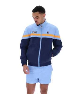 Fila Phillip Cut & Sew Track Jacket Vista Blue / Fila Navy / Bright Marigold - Picture 1 of 2