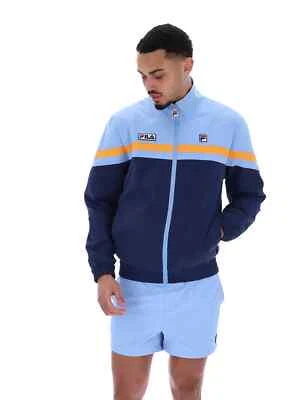 Fila Phillip Cut & Sew Track Jacket Vista Blue / Fila Navy / Bright Marigold - Image 1 of 2