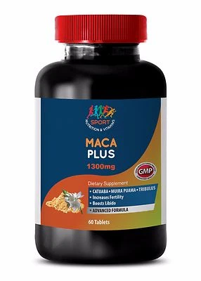 Píldoras súper duras - Maca Plus 1300 mg - Corteza de catuaba 1B Foto 1 de 4