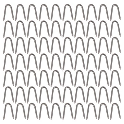 70 PIEZAS Clavijas de fijación de uñas de paisaje en forma de U Clavijas de fijación de jardín Foto 1 de 4