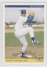 1993 Classic Best Beloit Brewers Tom Froning #8