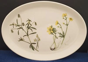 Portmeirion Queen's Hidden Garden 12" ovale Servierplatte (Butterbecher) - Bild 1 von 2