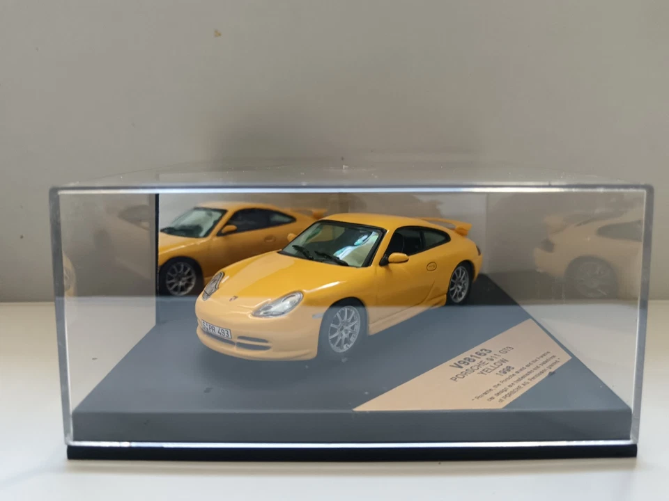 Porsche 911 GT3 Jaune 1998 Vitesse 1/43 - Photo 1/4